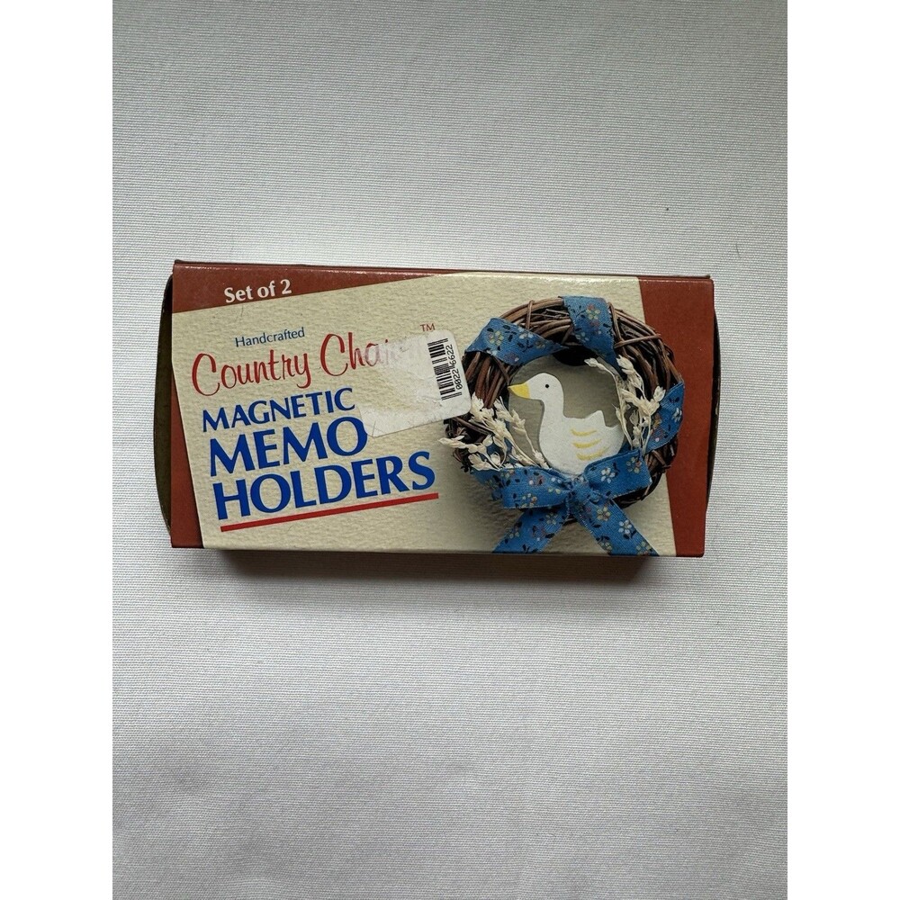 Cottage granny core Goose Blue Wreath Magnets